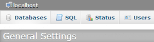 xampp control panel