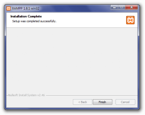 installing xampp -three pressphp