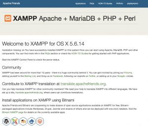 xampp macosx start
